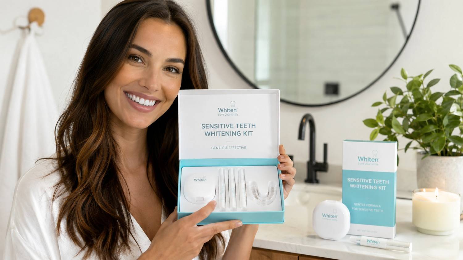 Best teeth whitening for sensitive teeth using safe whitening products at home