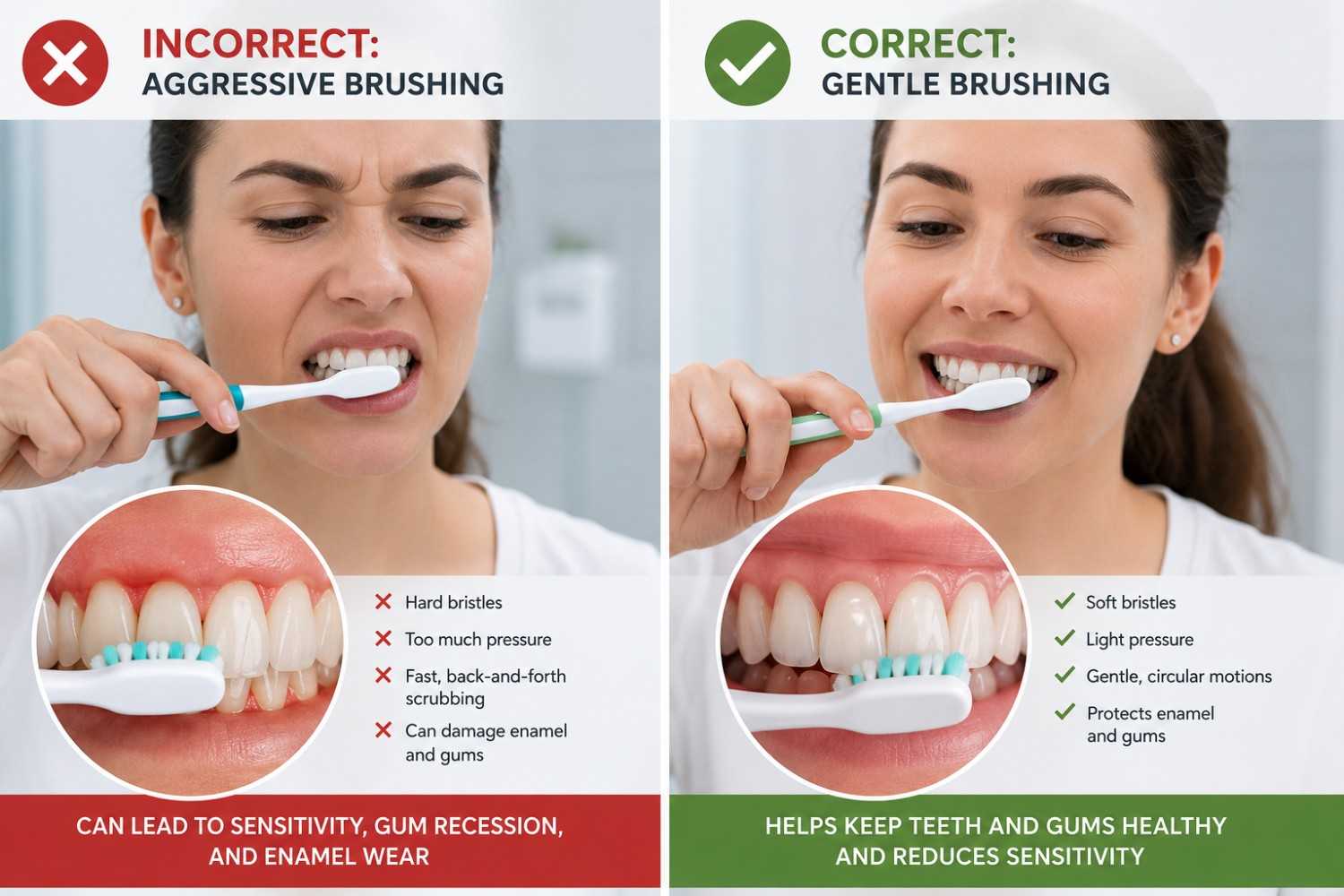 Mistakes people make when whitening sensitive teeth