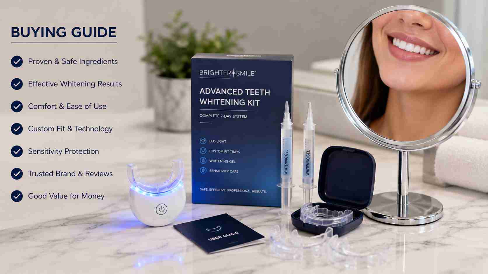 smile teeth whitening kit buying guide for choosing a home whitening system