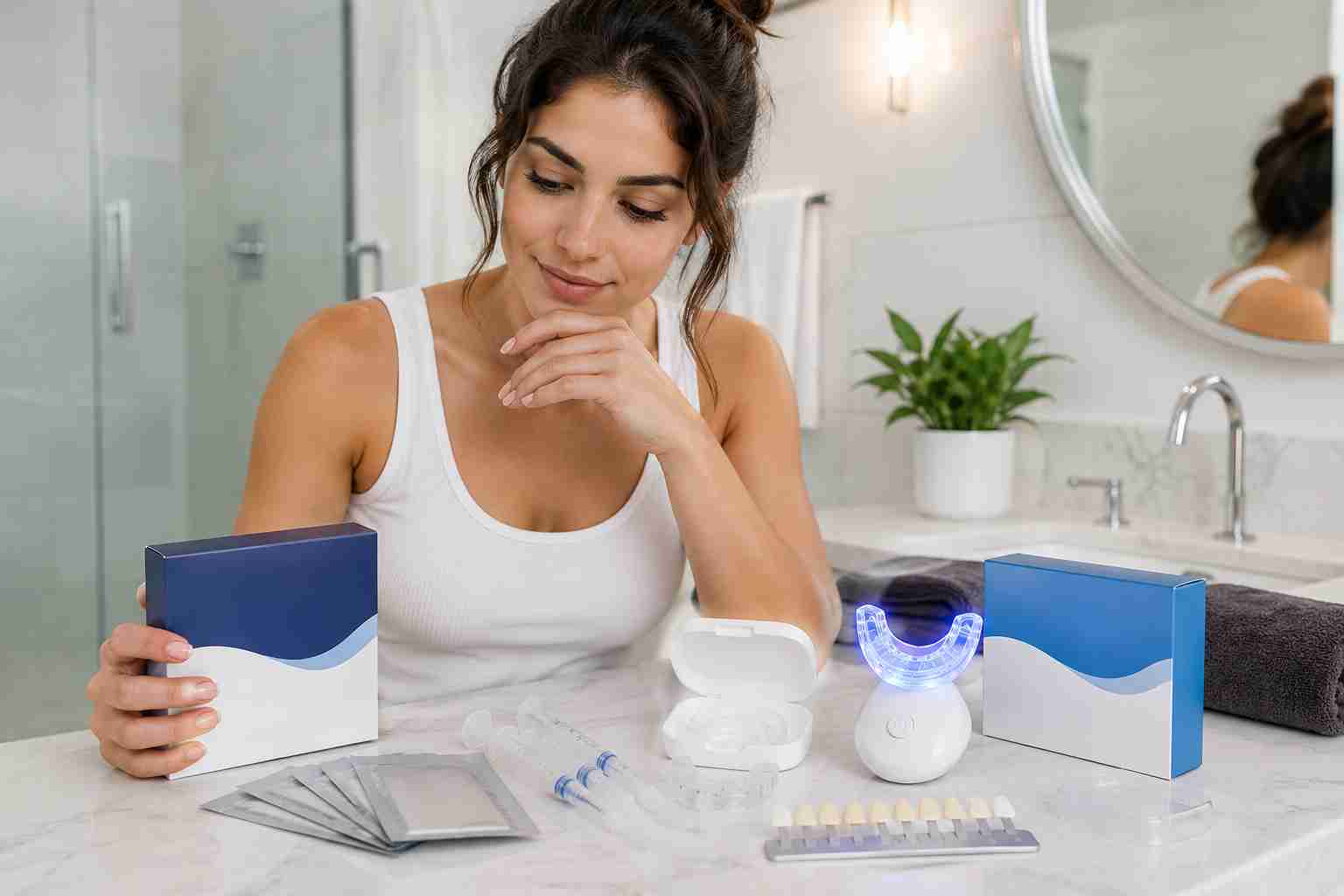 Choosing the right teeth whitening system based on whitening needs