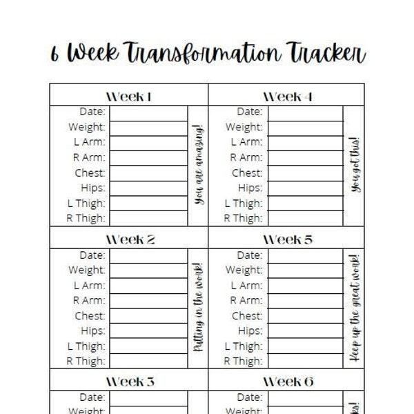 Six-week Ozempic weight loss progress infographic