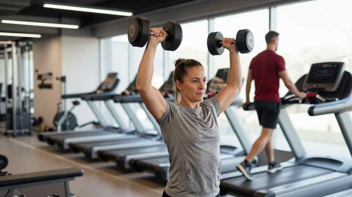 Strength training and walking routine for sustainable weight loss