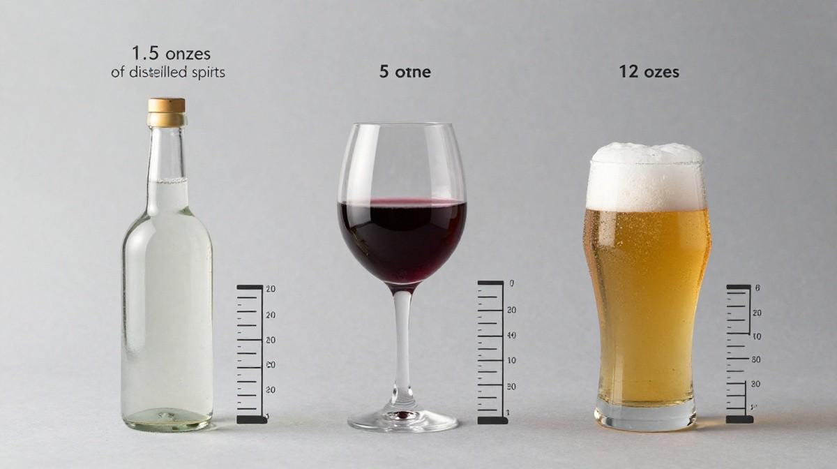 alcohol calories and serving size comparison