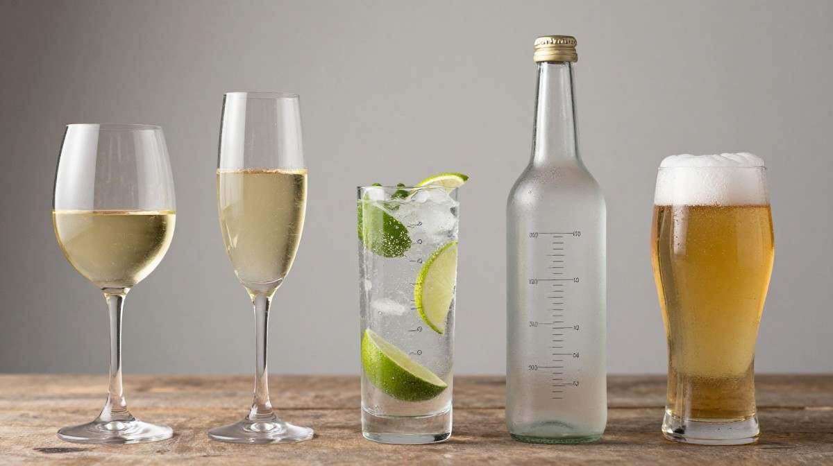lower-calorie alcohol choices for weight management